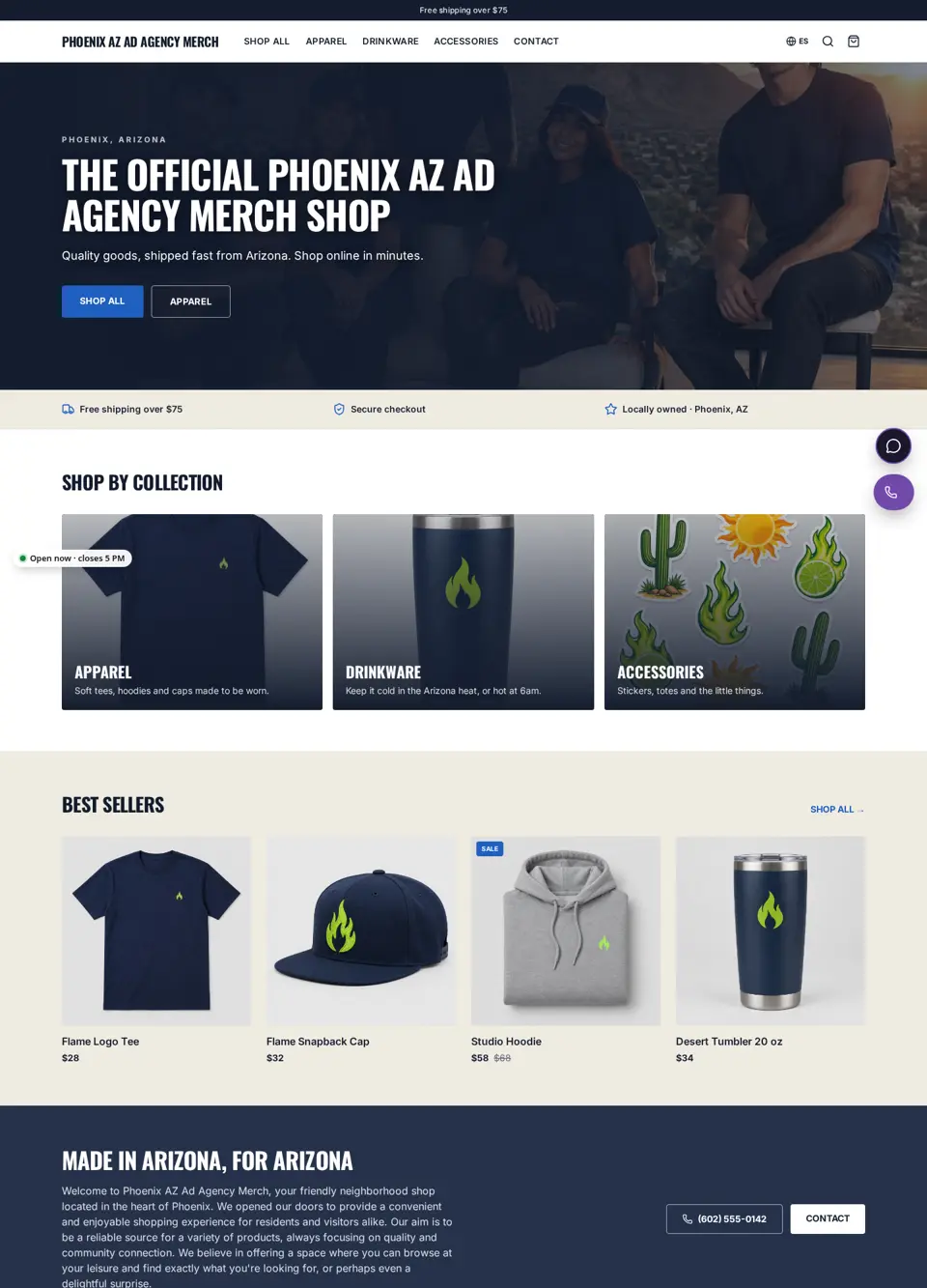 Online Store sample website
