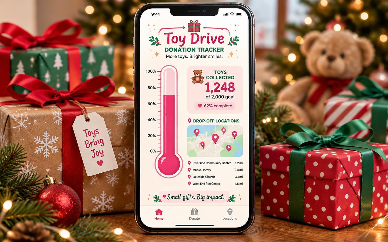 Donation Drive Tracker preview
