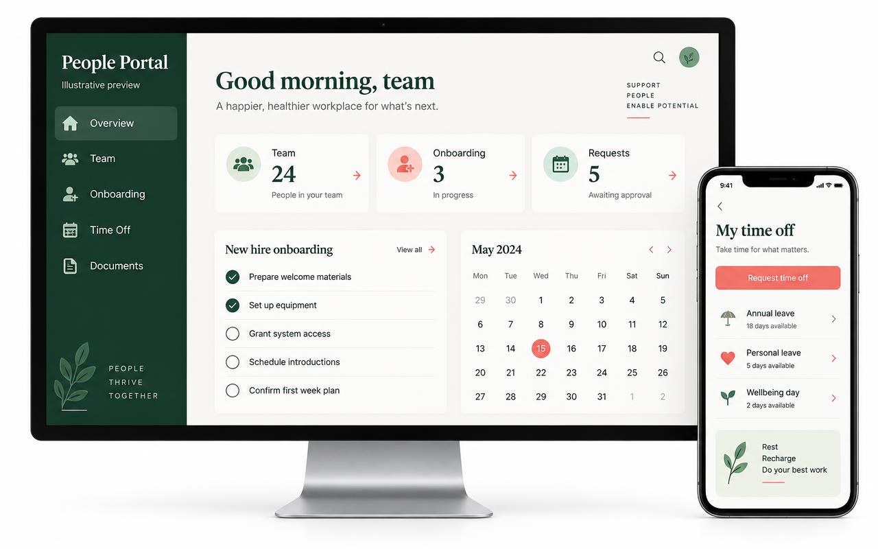 HR Portal preview