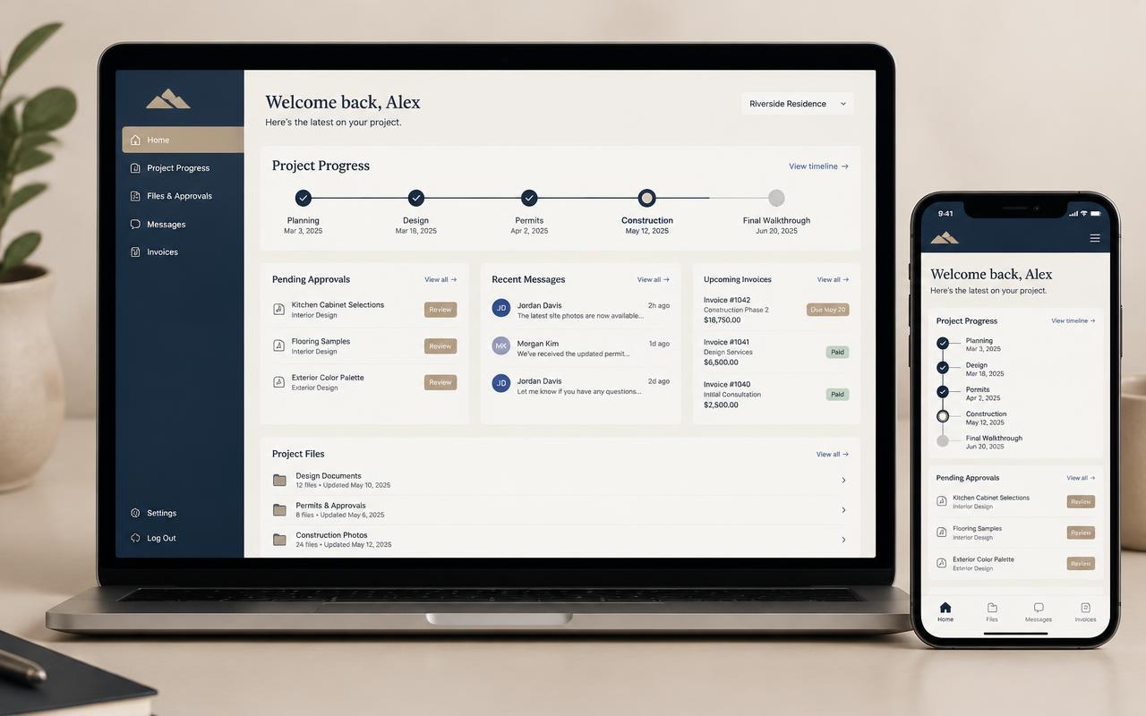 Client Portal preview